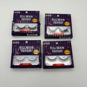 KISS Full Moon Fantasy Lashes Halloween Limited Edition False Eyelashes (x4) NEW